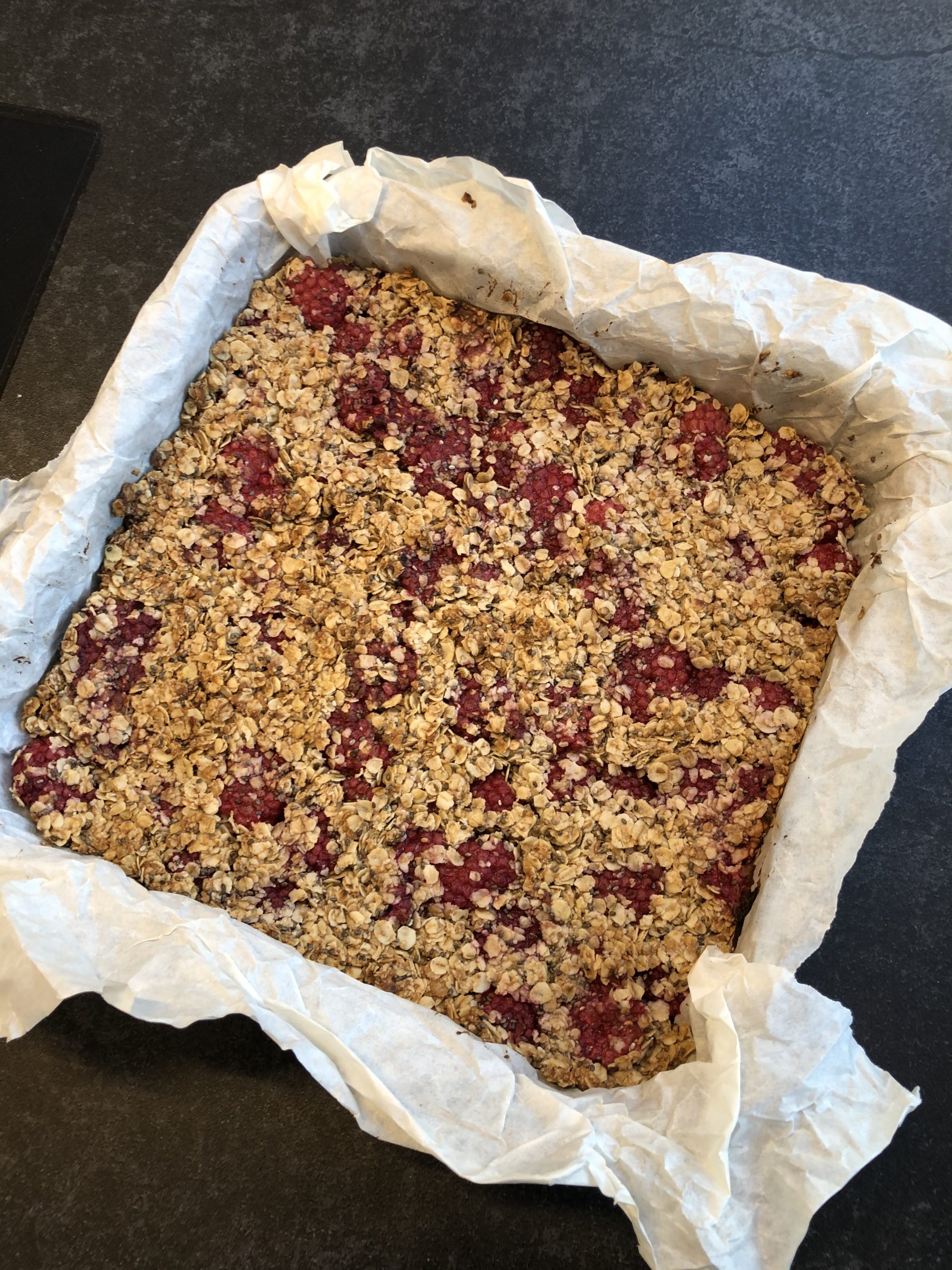 Raspberry Flapjacks