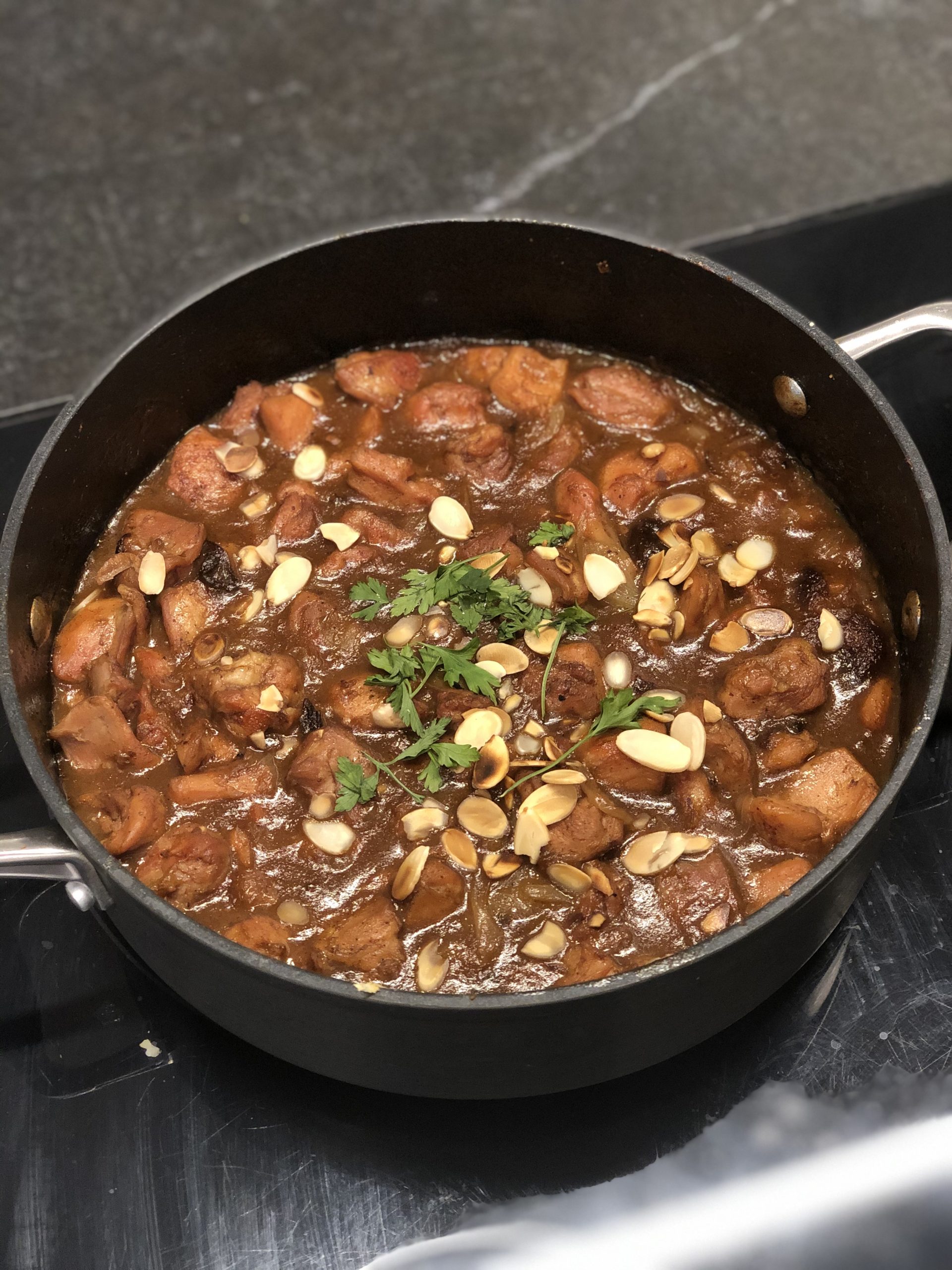 Chicken Tagine with Prunes and Apricots